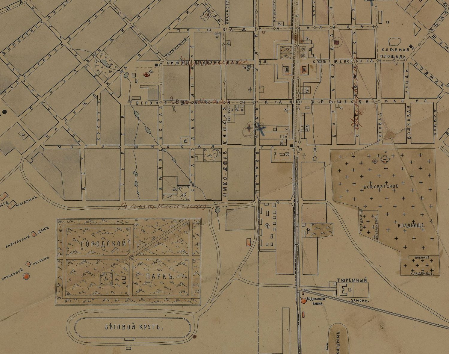 1. План г. Тулы. 1898 г